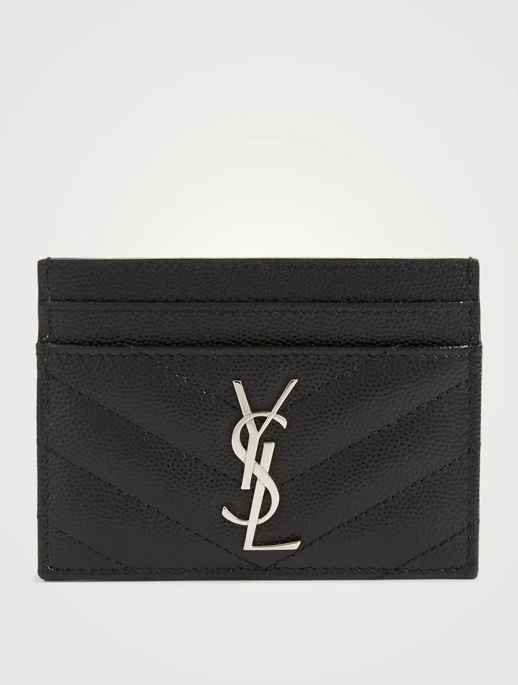 YSL Monogram Leather Card Holder