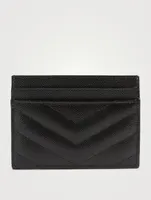 YSL Monogram Leather Card Holder