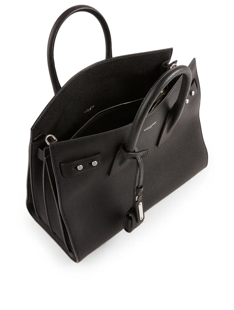 Small Sac Du Jour Leather Carryall Bag