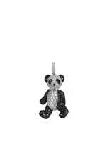 Medium Classic Bo Bo 18K White Gold Pendant With White And Black Diamonds