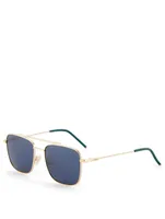 Square Aviator Sunglasses