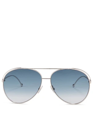 Run Away Aviator Sunglasses