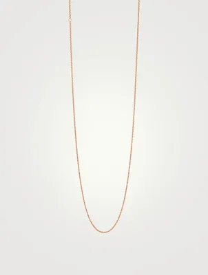 18-Inch 18K Rose Gold Chain Necklace