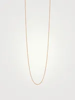 18-Inch 18K Rose Gold Chain Necklace