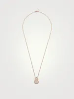 Wulu 18K Rose Gold Necklace With Diamonds