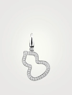 Wulu 18K White Gold Pendant With Diamonds