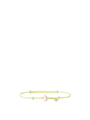 XXS Wulu 18K Rose Gold Cord Bracelet