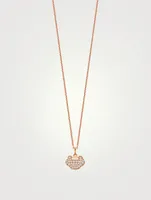 Petite Yu Yi 18K Rose Gold Necklace With Diamonds