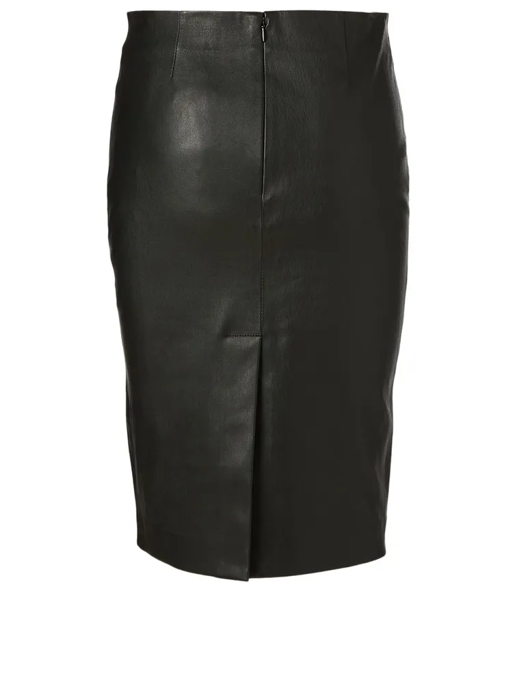 Leather Pencil Skirt