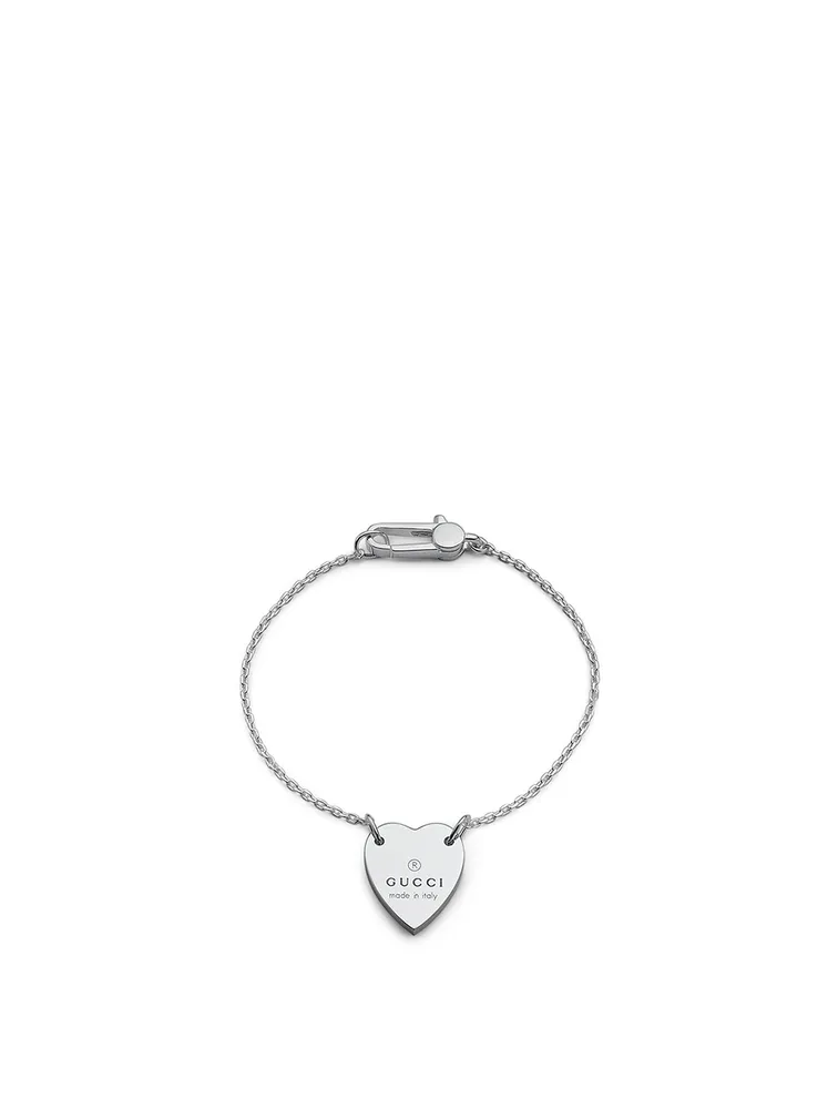 Sterling Silver Heart Bracelet