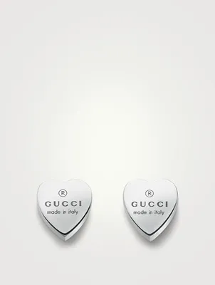 Trademark Heart Sterling Silver Earrings