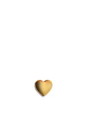 Love Letter 14K Gold Heart Stud Earring