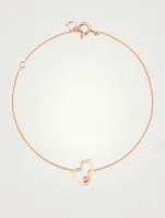 Petite Wulu 18K Rose Gold Bracelet With Diamond