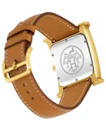 Heure H TGM Single Tour Leather Strap Watch