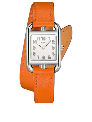 Cape Cod PM Double Tour Leather Strap Watch, 23 x 23mm