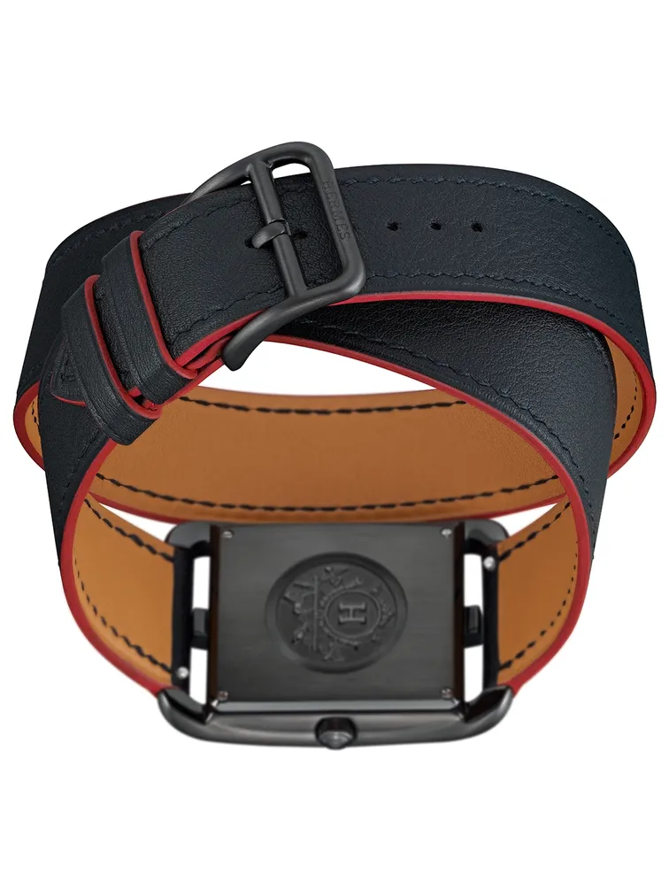 Cape Cod GM Double Tour Leather Strap Watch