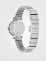 Diamantissima Stainless Steel Bracelet Watch With Diamonds