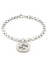 Interlocking G Sterling Silver Bracelet