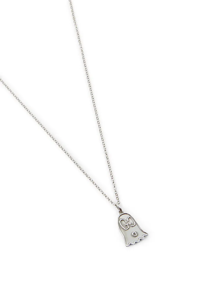 GucciGhost Sterling Silver Necklace
