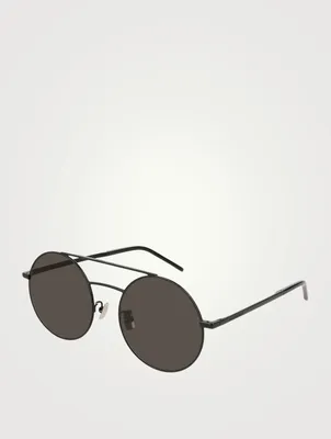 Round Aviator Sunglasses