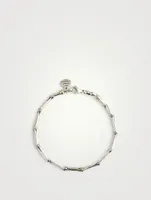 Bamboo 2.5MM Silver Link Bracelet