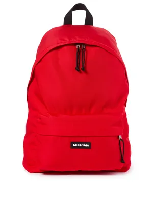 Nylon Backpack With Logo