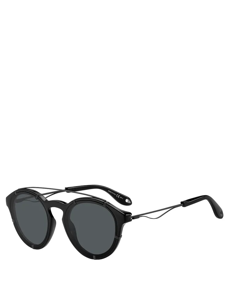 Round Aviator Sunglasses