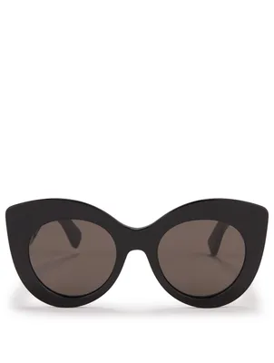 Logo Cat Eye Sunglasses