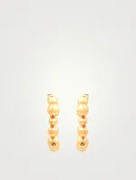 Dew Drop 14K Gold Mini Hoop Earrings