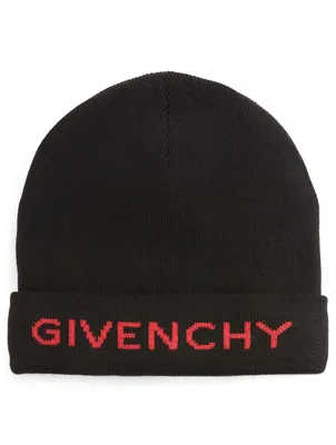 Knit Hat With Logo