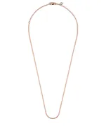 Inch 18K Rose Gold Chain Necklace