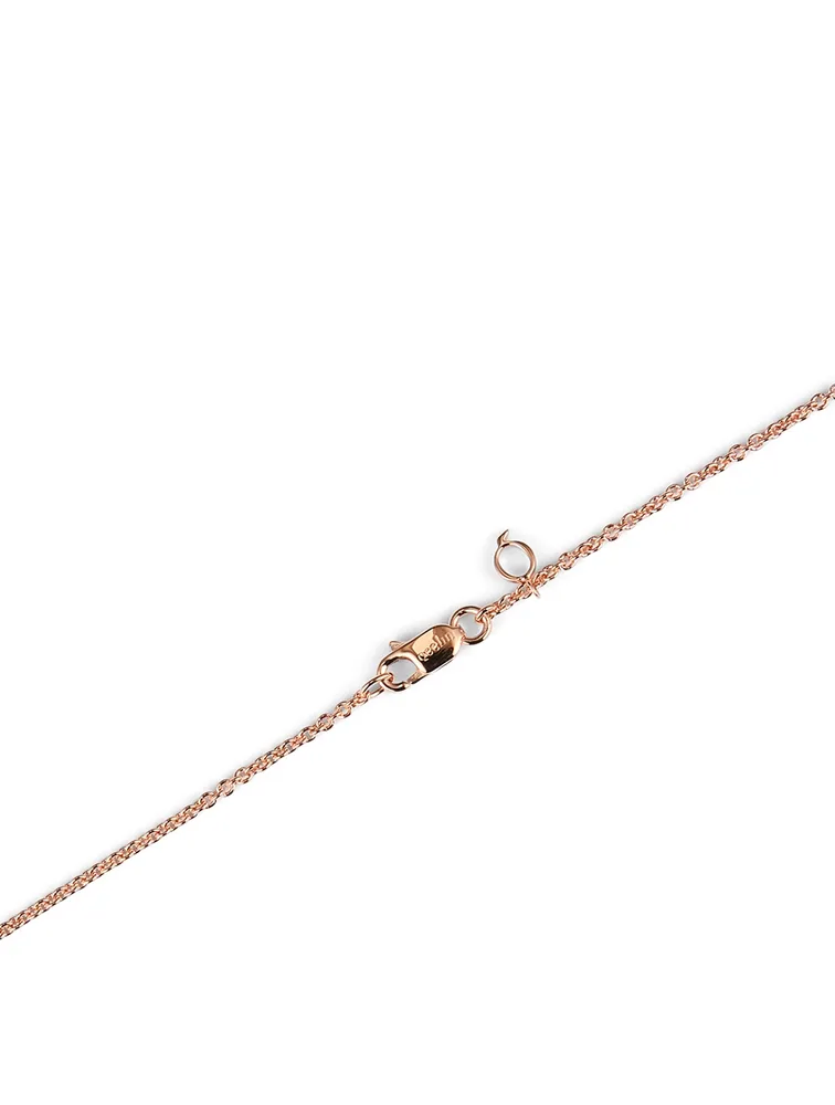 Inch 18K Rose Gold Chain Necklace