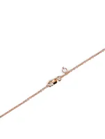 Inch 18K Rose Gold Chain Necklace