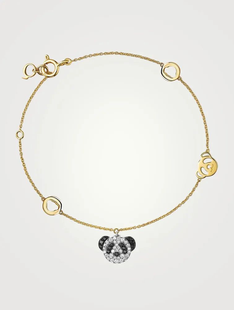 Petite Bo Bo 18K Gold Bracelet With Diamonds