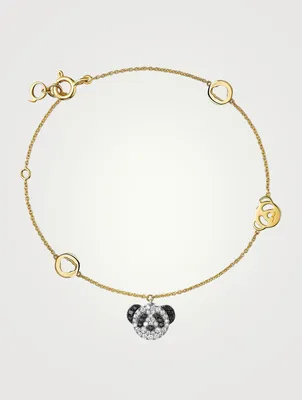 Petite Bo Bo 18K Gold Bracelet With Diamonds