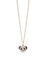 Petite Bo Bo 18K Rose Gold Necklace With Diamonds