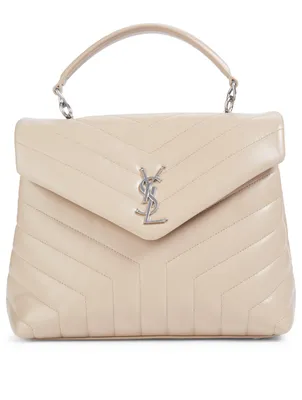 Loulou YSL Monogram Leather Top Handle Bag