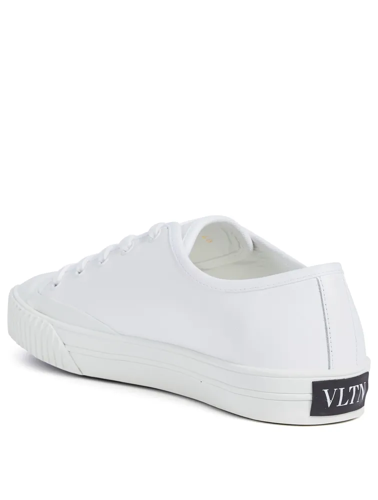 VLTN Leather Low-Top Sneakers