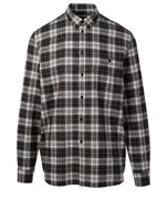 Save Our Souls Wool And Cashmere Shirt Check