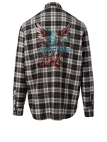 Save Our Souls Wool And Cashmere Shirt Check