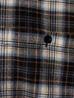 Save Our Souls Wool And Cashmere Shirt Check