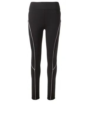 Linear Leggings With Pockets