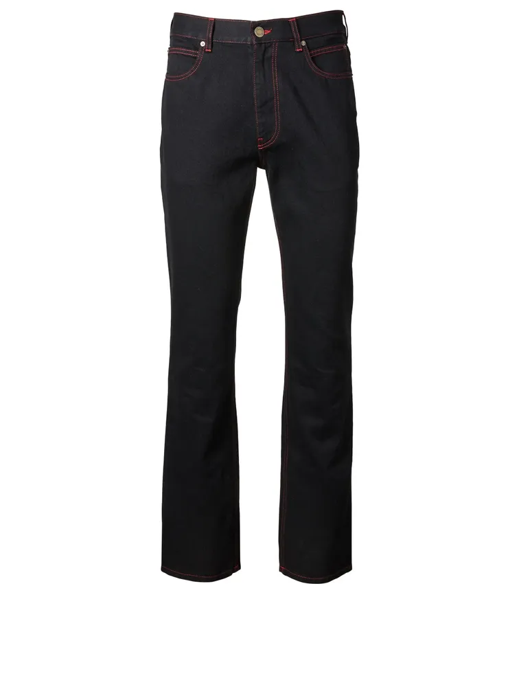 Dennis Hopper High Rise Straight Jeans