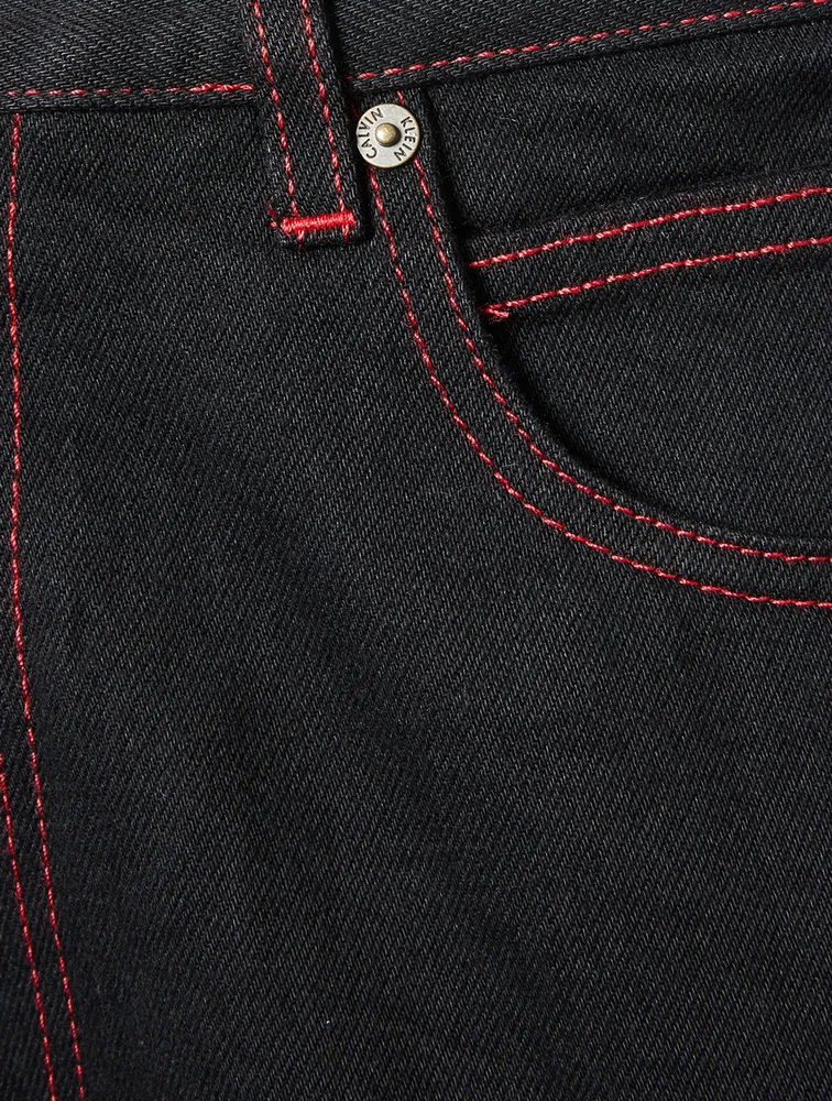 Dennis Hopper High Rise Straight Jeans