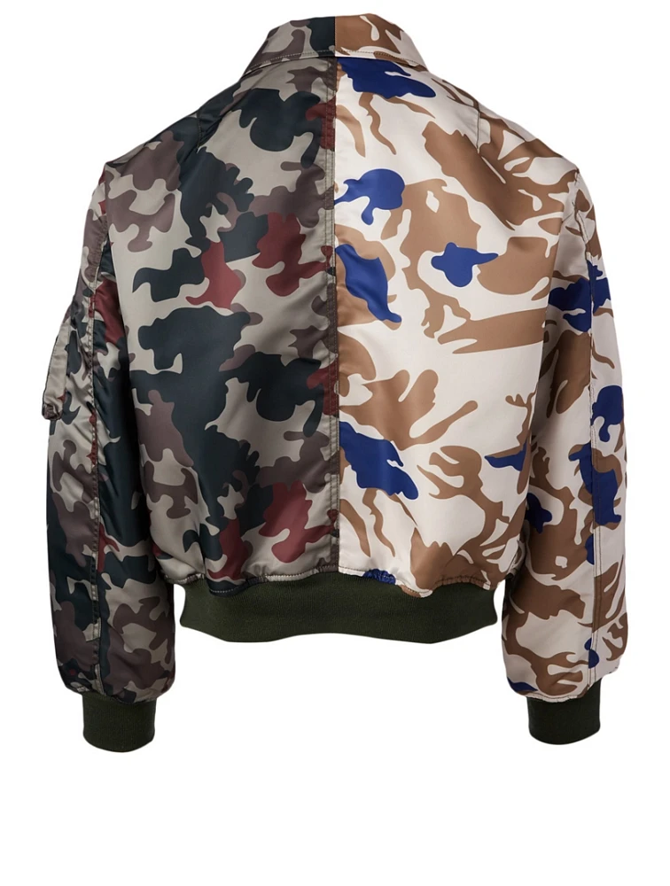 MA-1 Bomber Jacket Two-Tone Camo Print