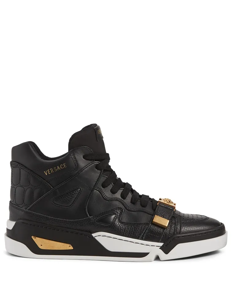Leather Platform Sneakers