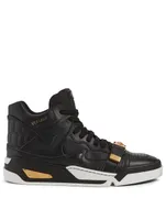 Leather Platform Sneakers