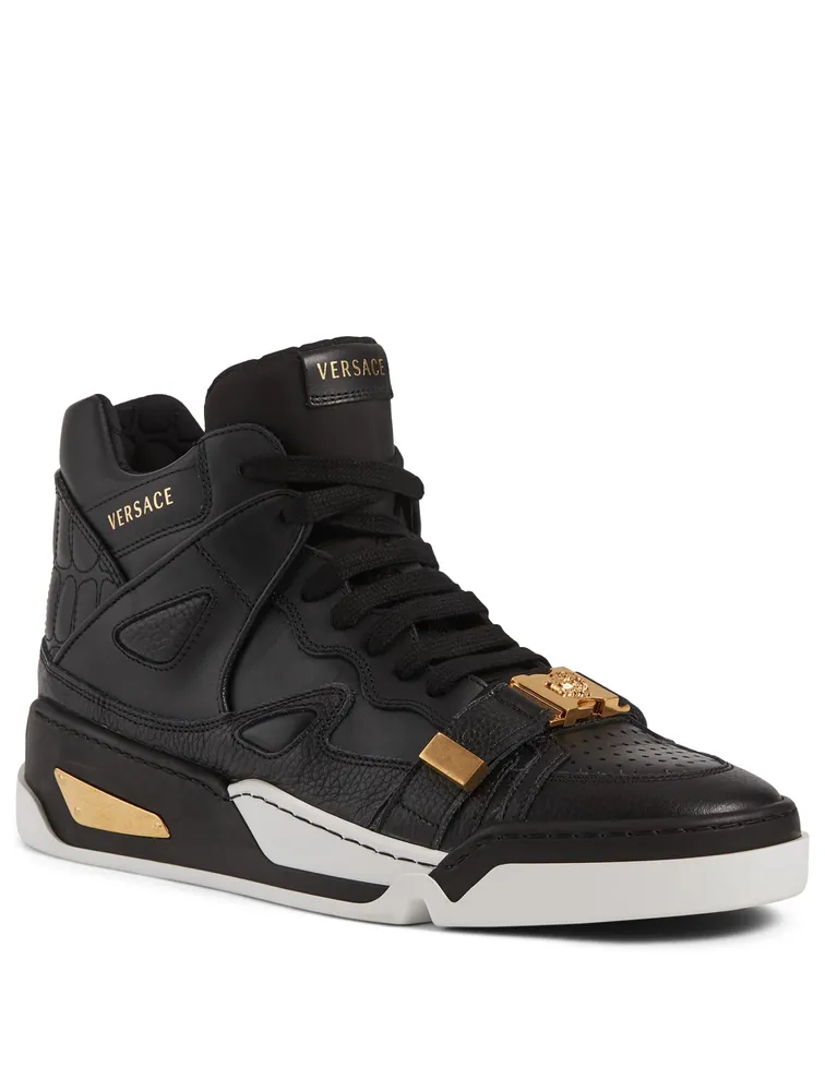 Leather Platform Sneakers