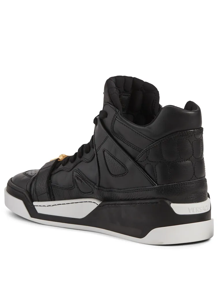 Leather Platform Sneakers