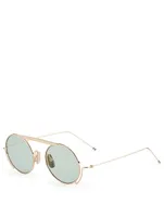 Round Aviator Sunglasses